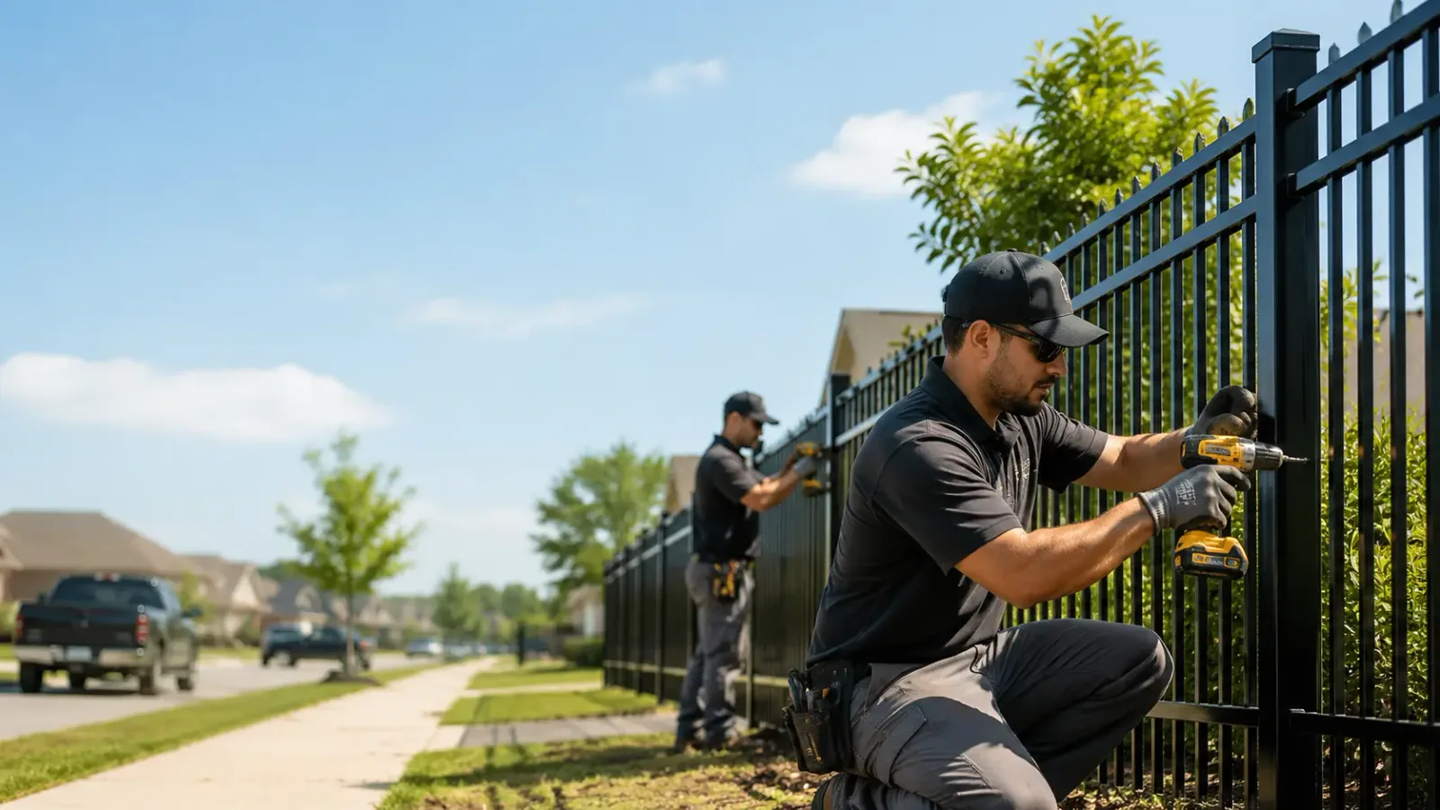 Metal Fence Installation in Longville, LA